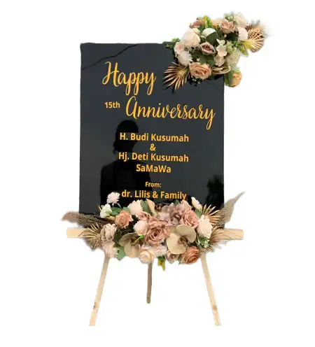 Papan Bunga Akrilik Tirtomoyo